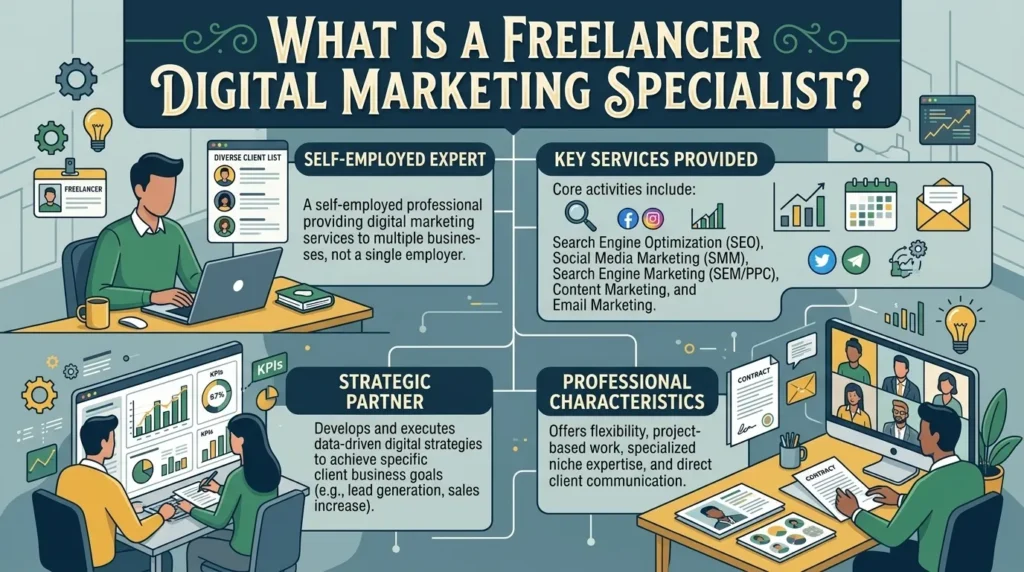 what is freelance digital marketing specialist