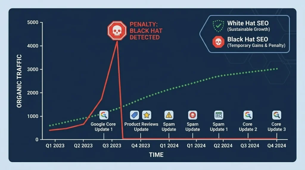 black hat SEO traffic