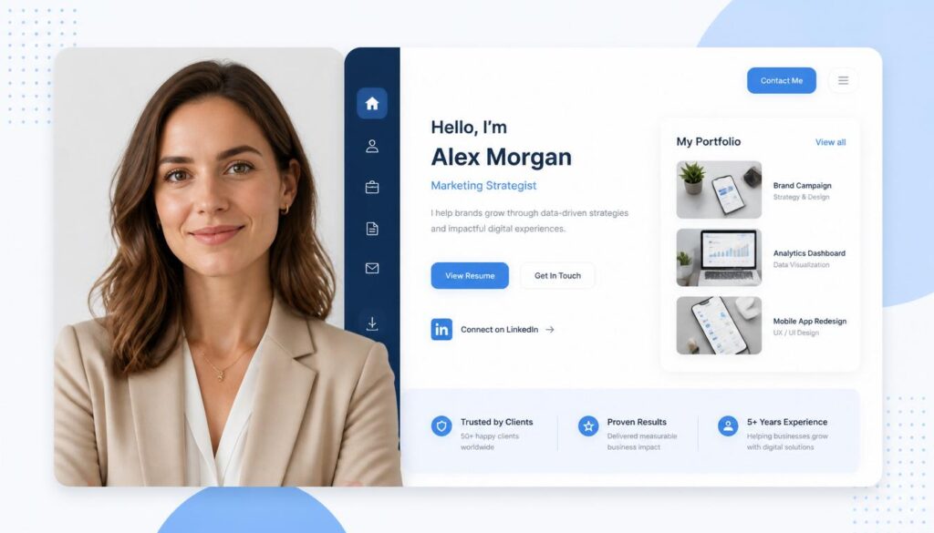 professional resume website