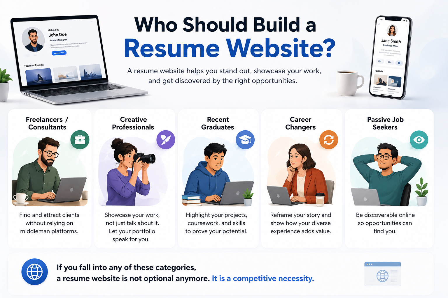 who should build a resume website