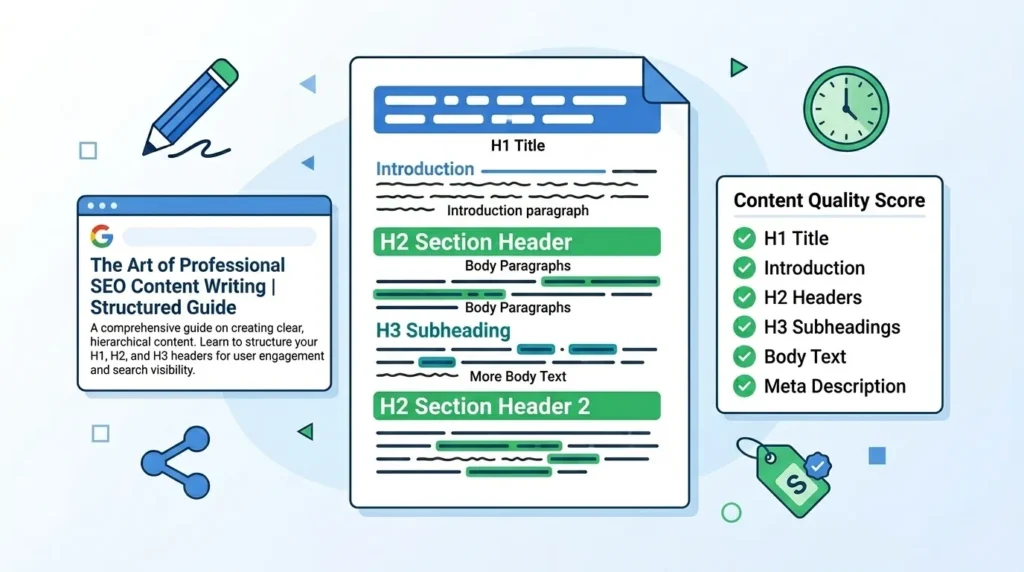  SEO content writing structure