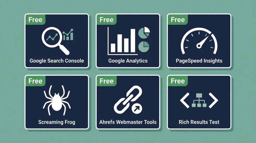 Six free SEO audit tools