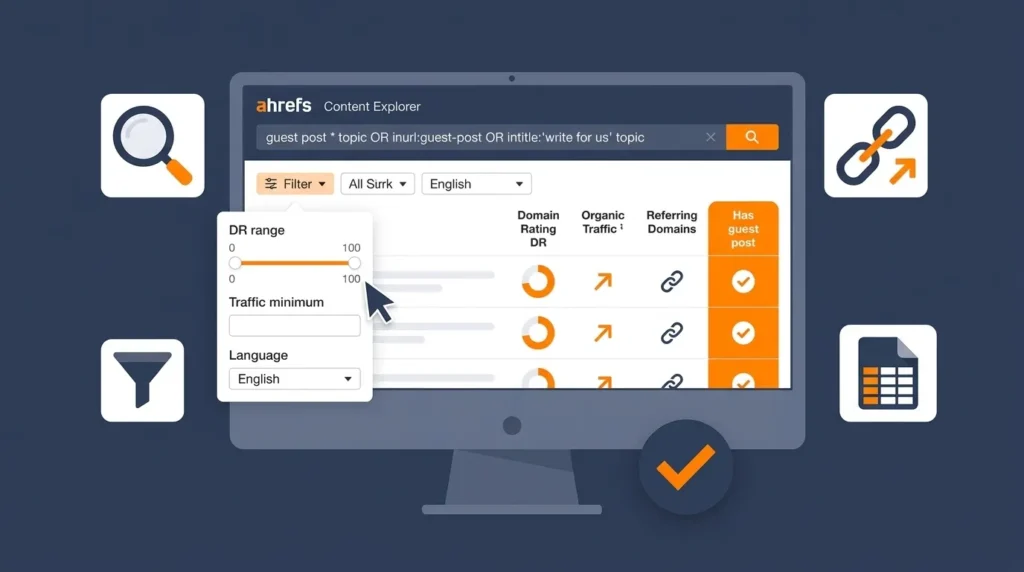 guest post opportunities on Ahrefs